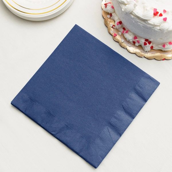 Navy Blue Luncheon Napkins - 20ct, 3-ply - Chanukah Holiday Sale