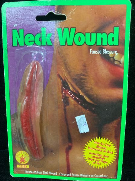 *Bloody Neck Wound Scar Horror Costume Accessory - Halloween