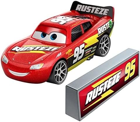 Disney Pixar Cars, Nascar Lightening McQueen Rusteze 95 - 1:55 Scale die cast