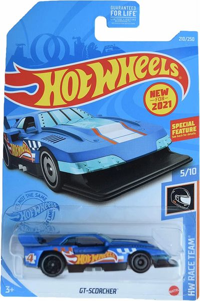 Hot Wheels - GT Scorcher Car, HW Race Team 5/10 - 2021