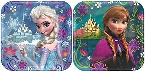 Disney Frozen Birthday Party Cake Plates, 7in - Party Sale