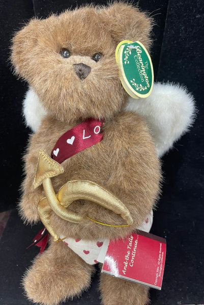 Rare Bearington Cupid Brown Teddy Bear Plush, Valentine, 14in - 2004 - Love Gifts