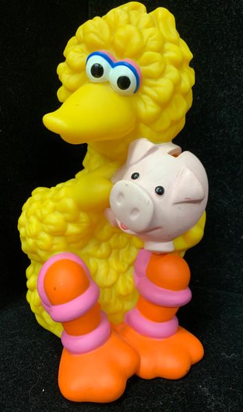 Rare Sesame Street Big Big Piggy Bank, 8in