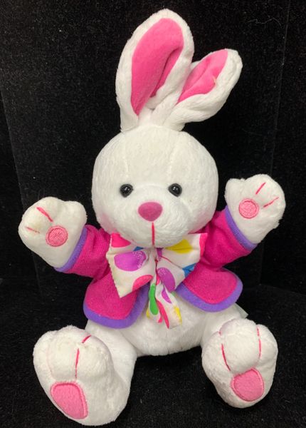 White Bunny Rabbit Plush, 9in - Easter