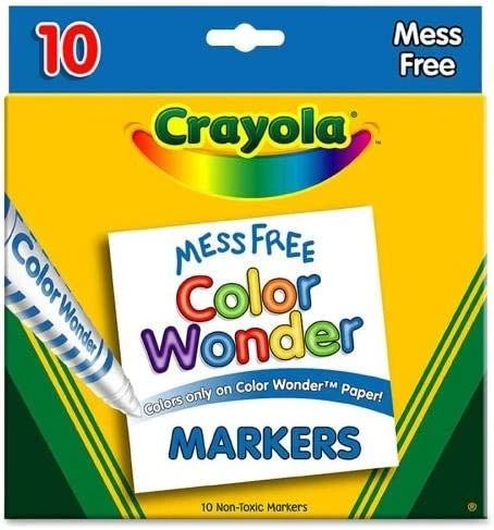 Color Wonder Mess Free Coloring Markers 10-Pack