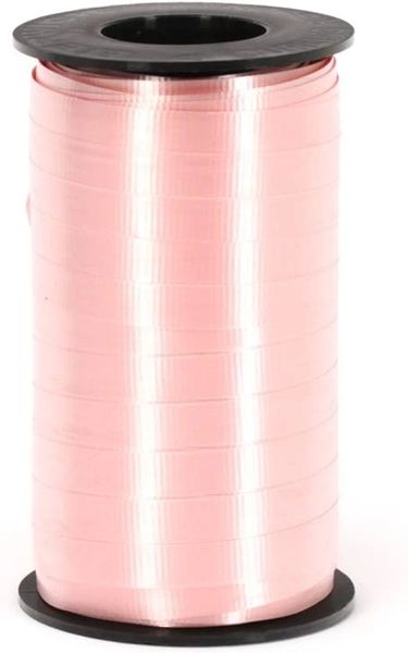 Wide Pink Crimped Curling Ribbon, 3/8 Inch by 250 Yards - Pink Ribbon