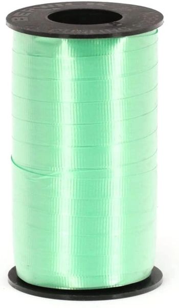 Wide Green Crimped Curling Ribbon, 3/8 Inch by 250 Yards - Mint Green Ribbon