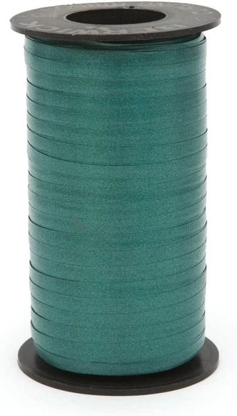 Green Crimped Curling Ribbon, 3/16 Inch by 500 Yards - Hunter Green Ribbon