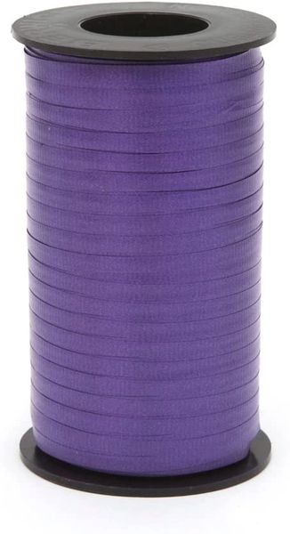 Purple Crimped Curling Ribbon, 3/16 Inch by 500 Yards - Purple Ribbon