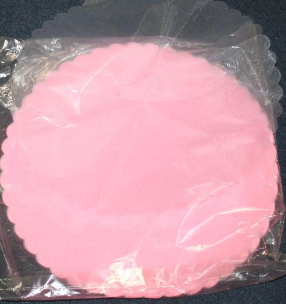 Pink Scalloped Edge Tulle Circles, 9in, 25pcs - Crafts - Favors