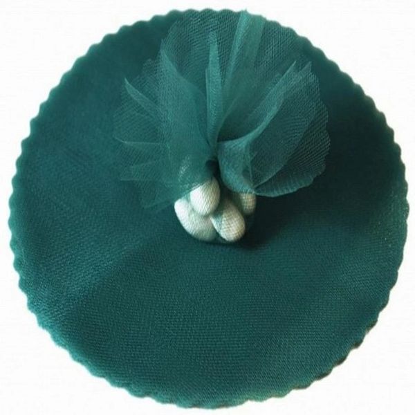 *Teal Green Round Tulle, 9in Circles, 75pcs - Crafts - Favors