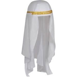 *Arabian, Sheik Rag, Prince Head White Scarf Costume Accessory - Egyptian - After Halloween Sale