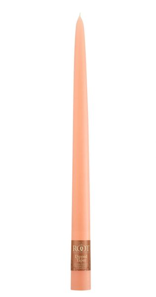 Peach Taper Candles, 10in - 5ct