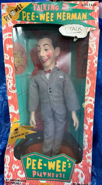 Talking pee cheap wee herman doll