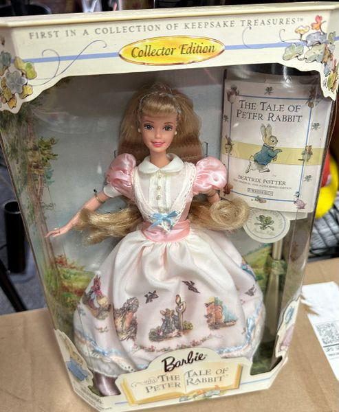 DOLL SALE - Rare The Tale of Peter Rabbit Barbie Collector Edition, 1997 - 19360