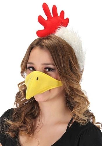 *Chicken Headband and Beak Costume Accessory - Farm Animal - Halloween