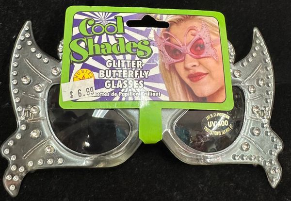 *Glitter Butterfly Glasses - Halloween Sale