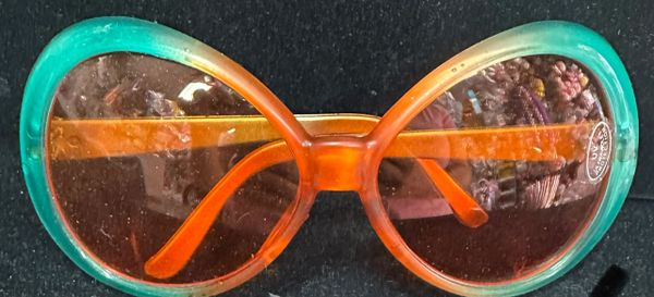*Big Orange Green Fun Novelty Costume Glasses - Halloween
