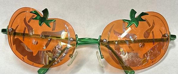 *Pumpkin Glasses, Orange - Halloween