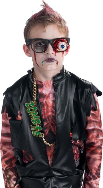 Zombie Eyeball Prosthetic Glasses Costume Accessory - Halloween