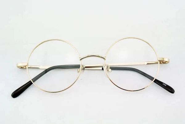 *John Lennon Glasses - Old Fashioned Round Gold Metal Rim - Halloween Sale