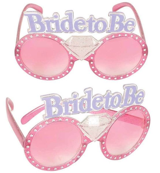 Pink Bride To Be Glasses - Bridal Shower - Bachelorette Party - Bridal Novelty Gifts