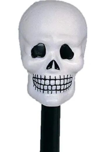 *Trick or Treat Skeleton Skull Safety Flashlight - Halloween