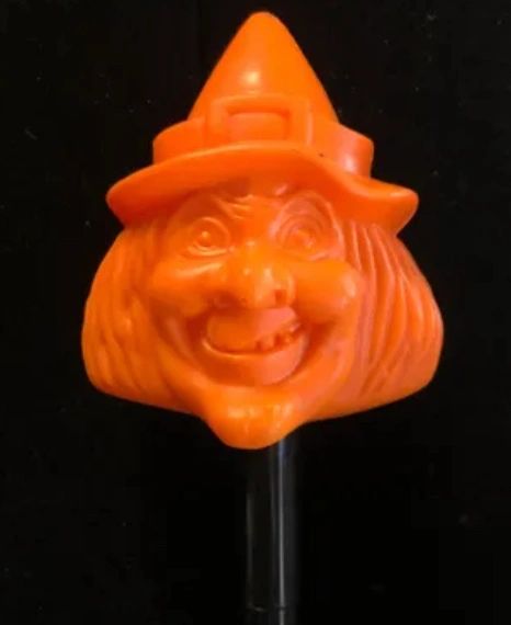 Trick or Treat Witch Safety Flashlight, 9in Orange - Halloween Fun