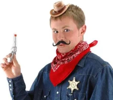 Mini Cowboy Sheriff Kit - Purim - Halloween Sale