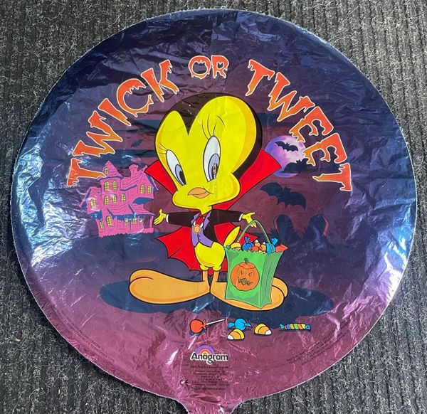 Rare Tweety Vampire Foil Halloween Balloon, 18in - Halloween Balloons