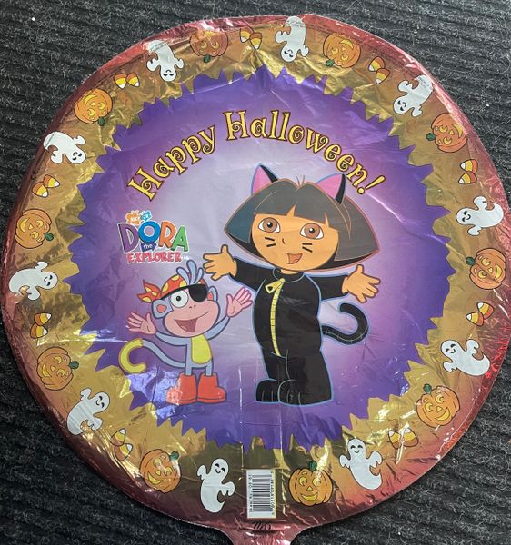 Rare Halloween Dora Cat Foil Halloween Balloon, 18in - Halloween Balloons