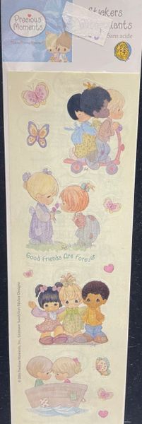 Rare Precious Moments Stickers, 1 Sheet - 4+ Stickers