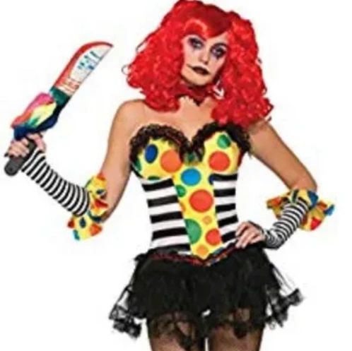 Deluxe Clown Corset - Halloween Sale - Purim