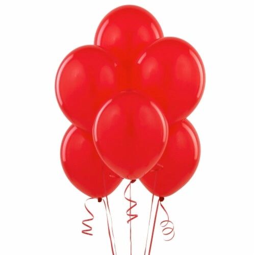 Ruby Red Latex Balloons, 9in - 20ct - Red Balloons