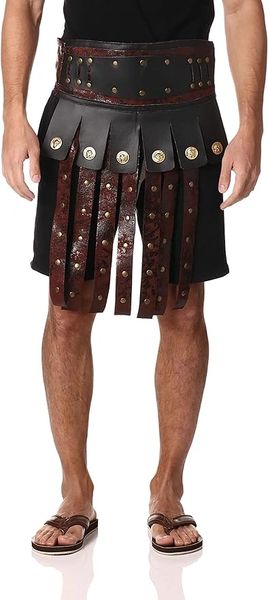 *Roman Gladiator Apron & Belt Costume Accessory, Men's - Halloween