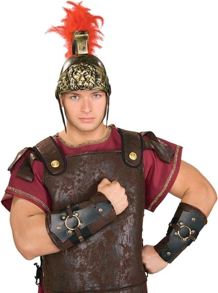 *Roman Gladiator Arm Guards Costume Accessory, Men's - Halloween