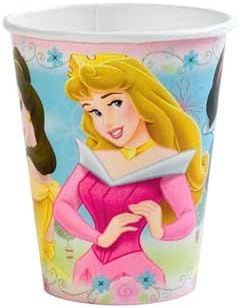 Disney Princesses Fairy Tale Friends Birthday Party Cups, 9oz - 8ct - Licensed