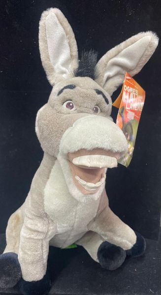 Rare Soft Plush Donkey from Shrek, 12in, 2004 - Licensed - Ogres have layers