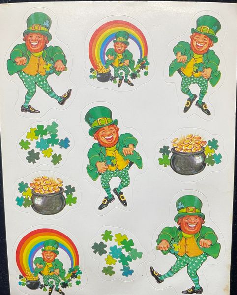 Saint Patrick's Day Stickers - 2 Sheets