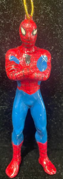 Rare Marvel Spider-Man Figure Christmas Ornament, 2004 - Holiday Sale