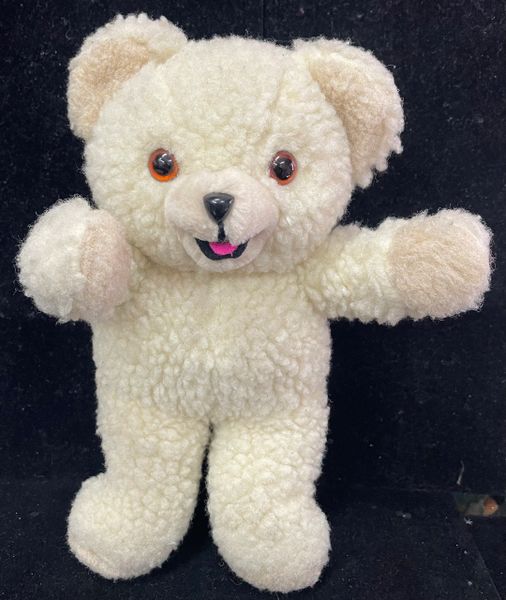 Rare Snuggle Bear Plush, 10in - 1986 - by Russ Berrie