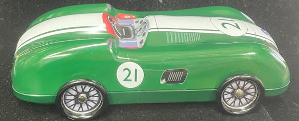 Green Tin Race Car, Trinket Holder - Dad Gifts - Father's Day