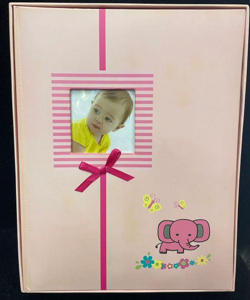 Baby Girl First moments babies memory book and keepsake box, Pink - Baby Shower Gifts