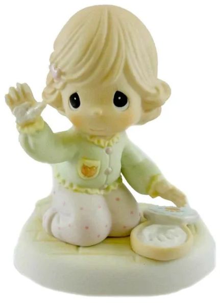 SALE - Precious Moments Love from the First Impression Porcelain Girl Figure, 2003 - (115899)