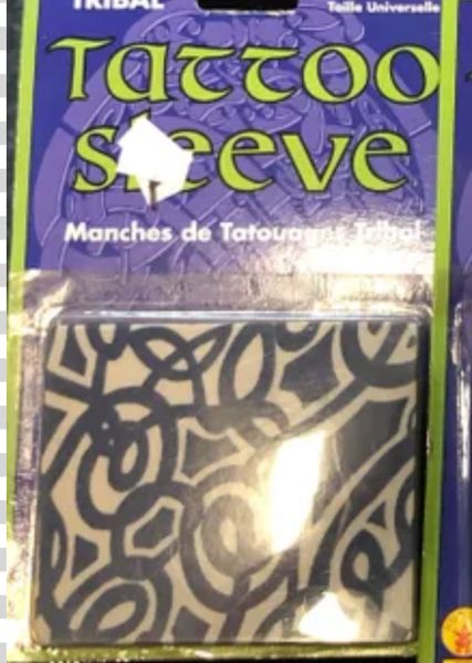 *Tribal Tattoo Sleeves Costume Accessory, Body Art - Pull-on - Halloween