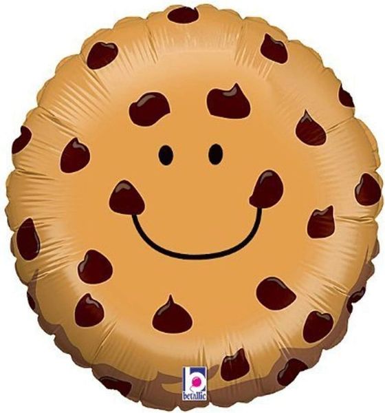 *Chocolate Chip Cookie Foil Balloon, 21in