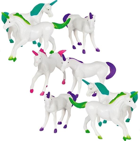 *Unicorn Figure Loot Bag Toy Party Favors, 8ct