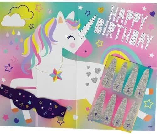 *Magical Unicorn Birthday Party Game, Up to 16 Players