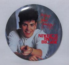 *New Kids on the Block - NKOTB Jordan Great Big Button - White Shirt