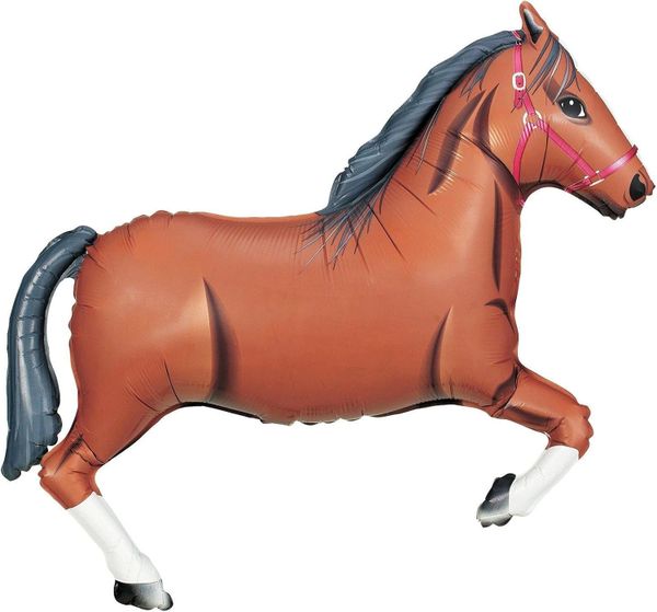 *Horse Super Shape Foil Balloon, 43in - Animal - Equestrian